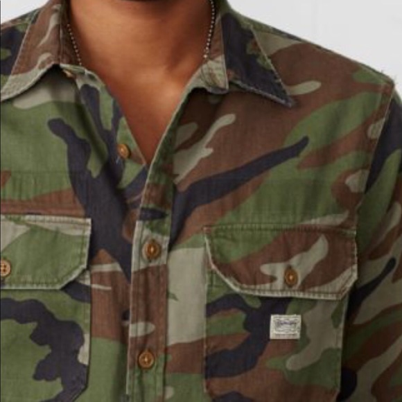 ralph lauren camo oxford